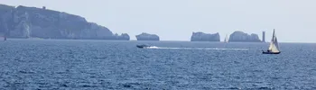 Boats sailing past the Needles.jpg